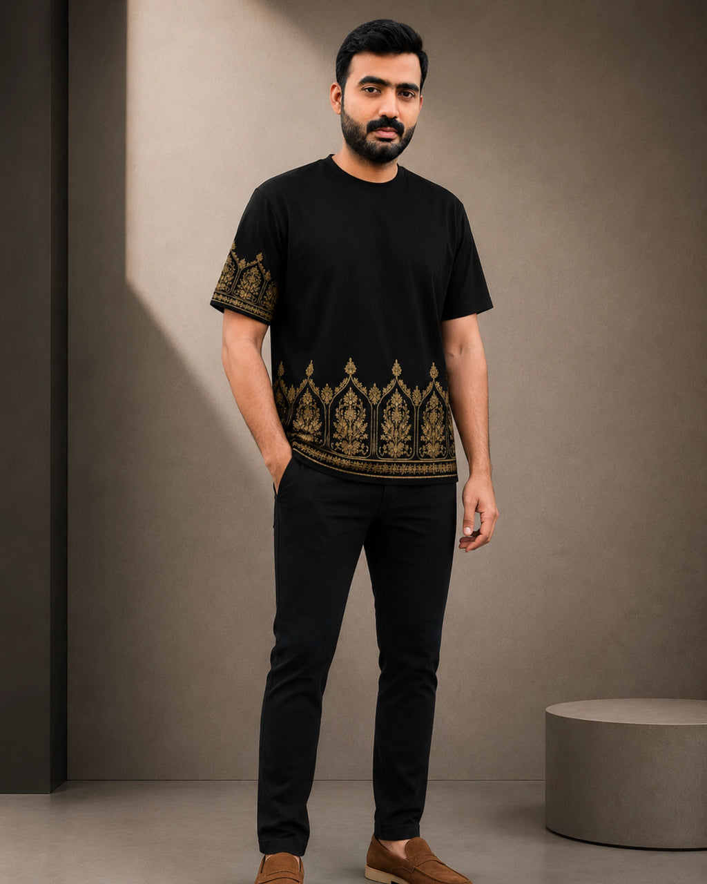 Royal Noir Baroque Tee