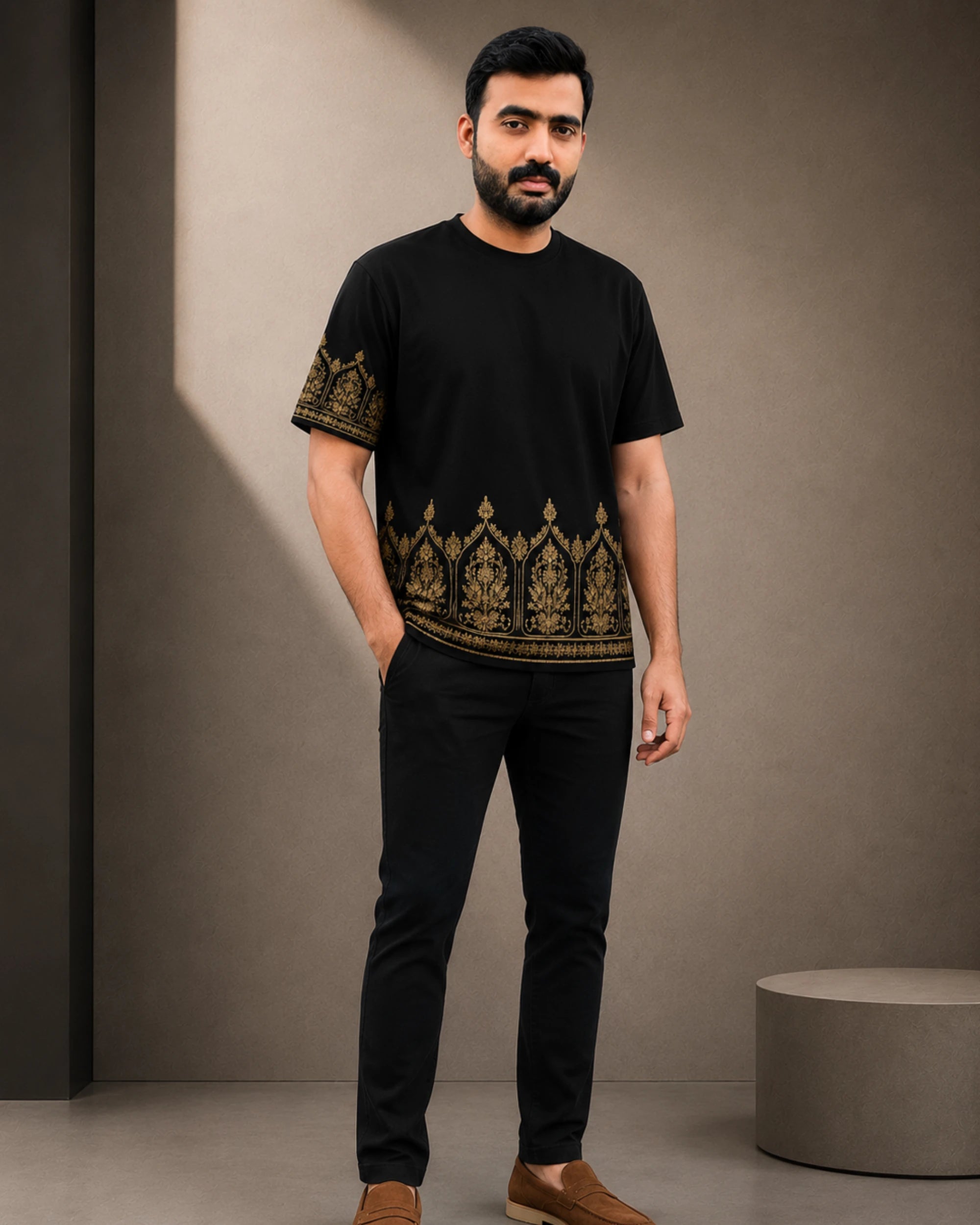 Royal Noir Baroque Tee