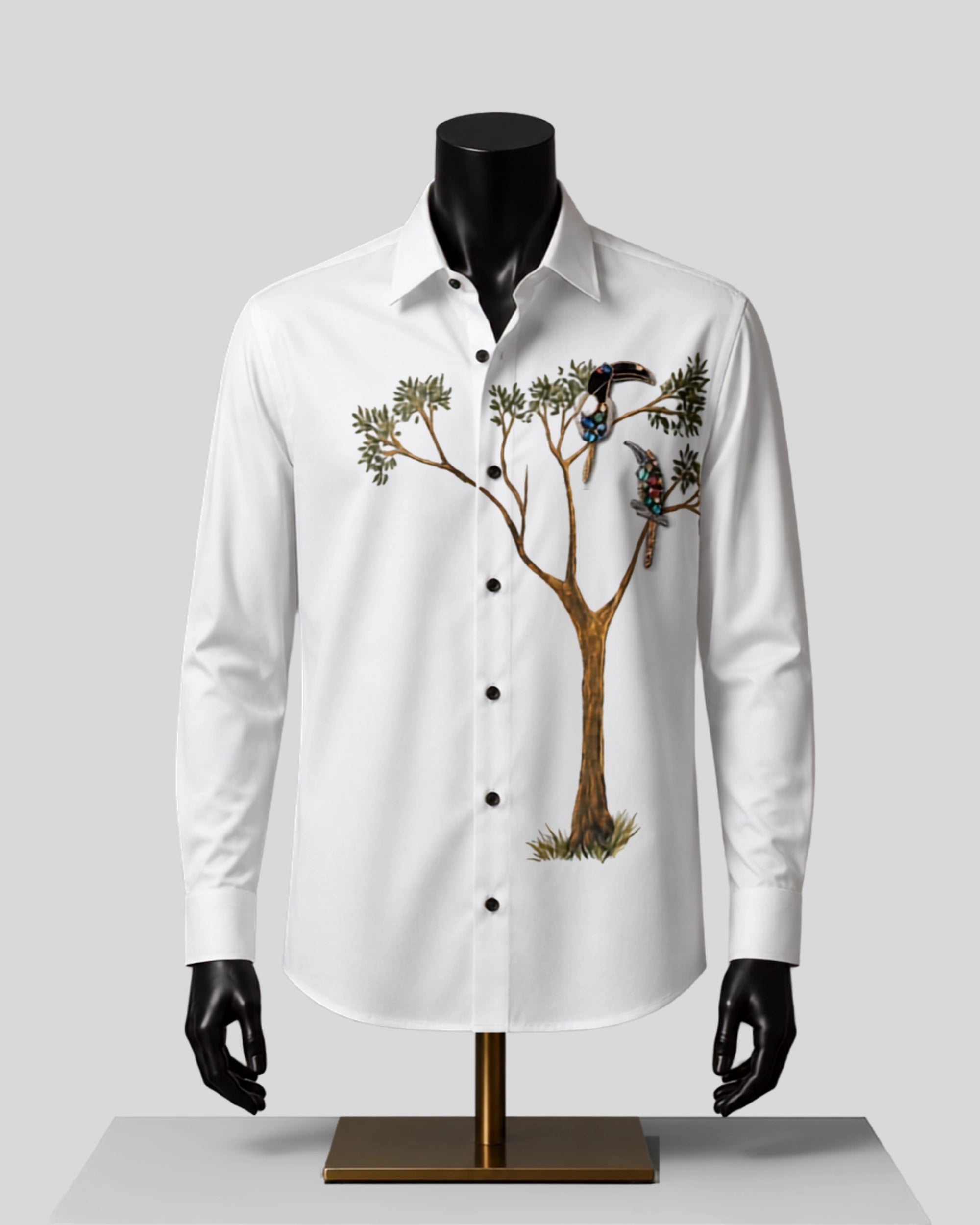 Tropical Heritage Embroidered Shirt