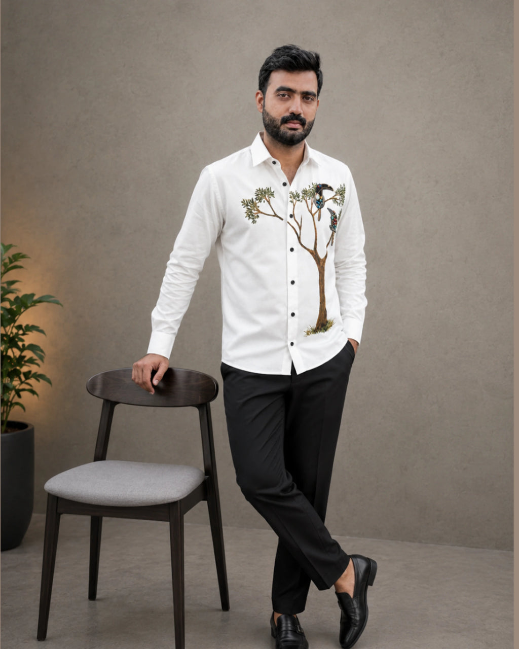 Tropical Heritage Embroidered Shirt