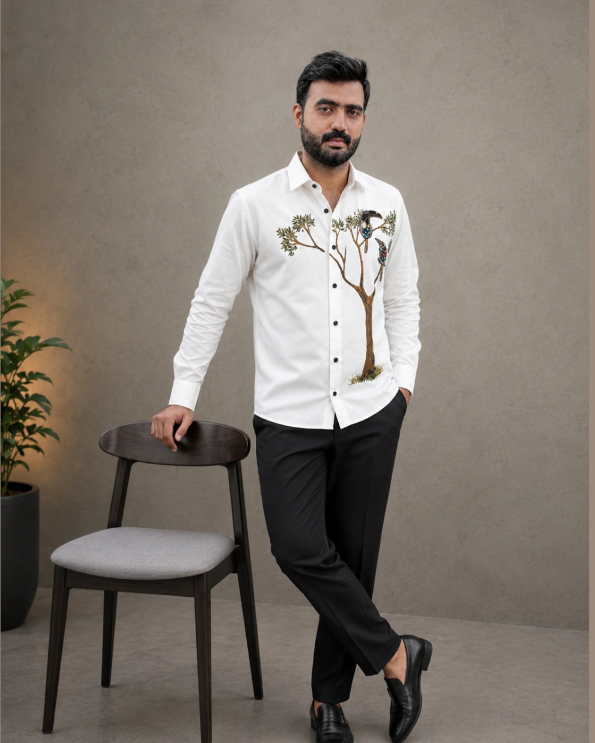 Tropical Heritage Embroidered Shirt