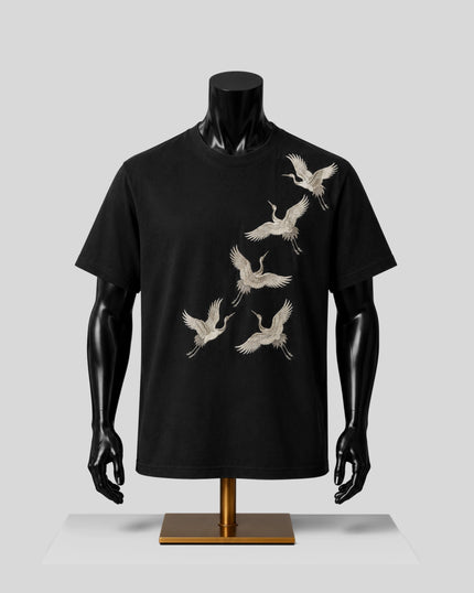 Crane Ascension Black Tee Frontside