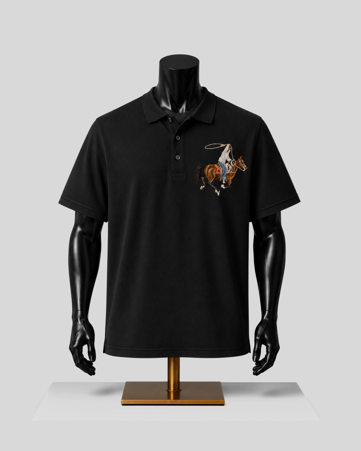 Equestrian Legacy Black Polo