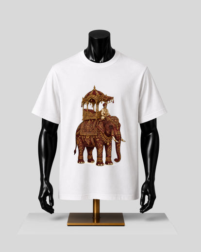 Golden Maharaja White Tee