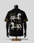 Royal Horse Graphic Black Backside T-Shirt