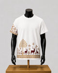 White premium cotton T-shirt