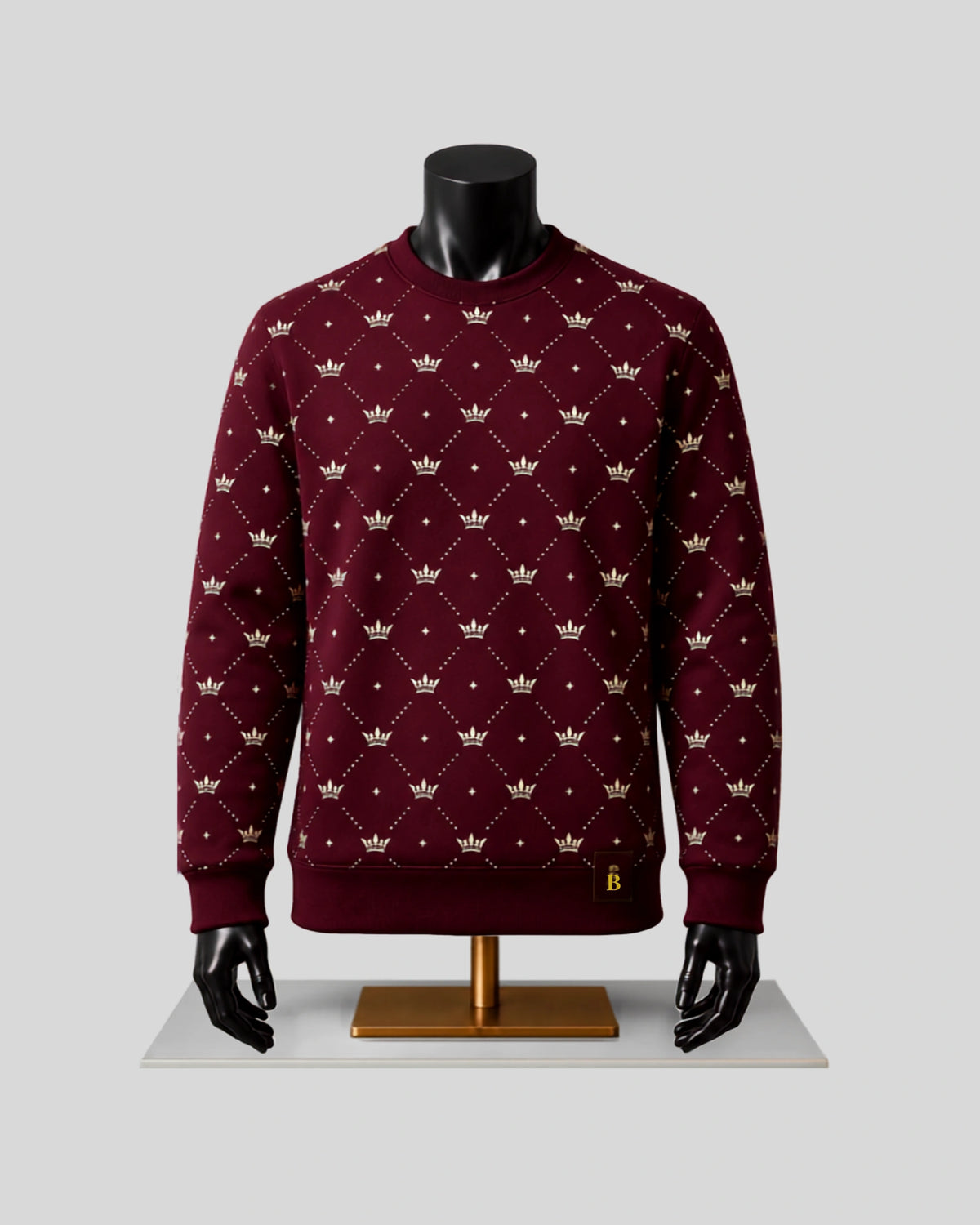 royal-crest-monogram-sweatshirt-Burgundy-front-webp