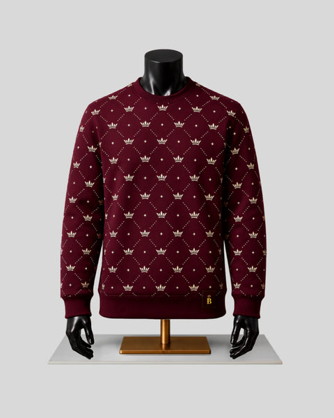royal-crest-monogram-sweatshirt-Burgundy-front-webp